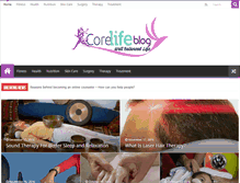 Tablet Screenshot of corelifeblog.com